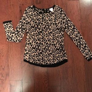 Chico’s Animal Print Sweater